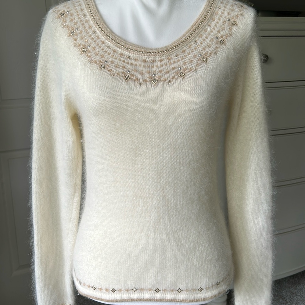 The Limited Angora and Nylon Sweater.